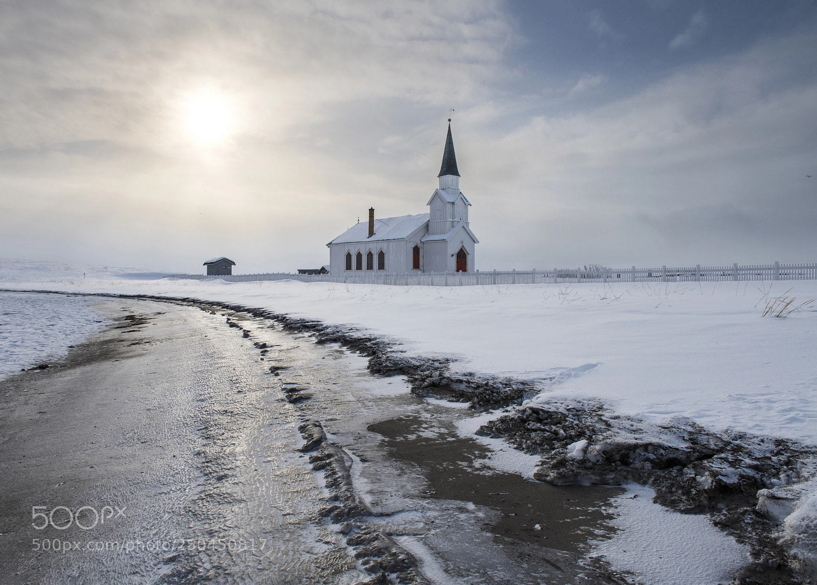 Nikon D850 sample photo. Nesseby church photography