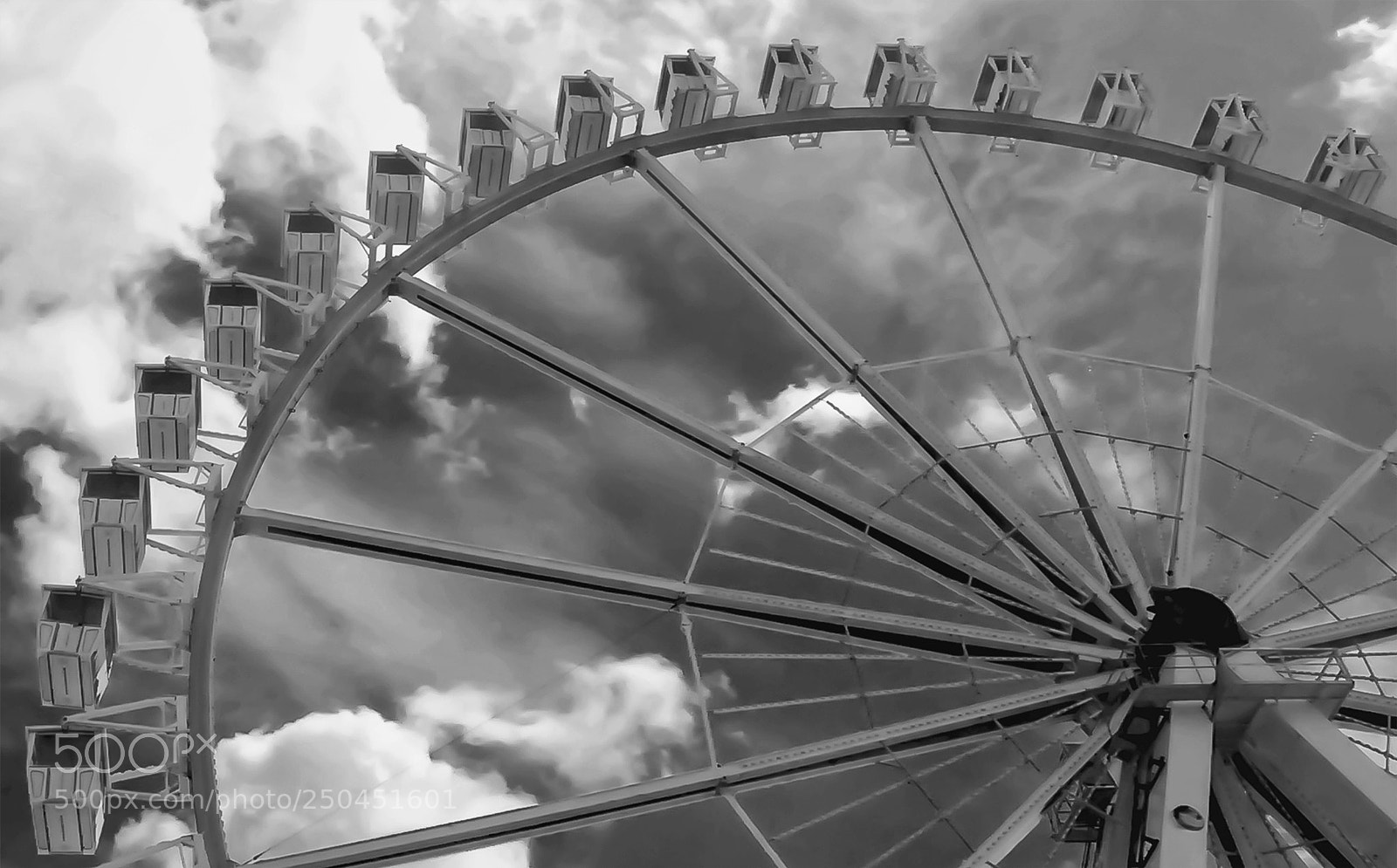 Nikon D80 sample photo. Ferris wheel hamburg photography