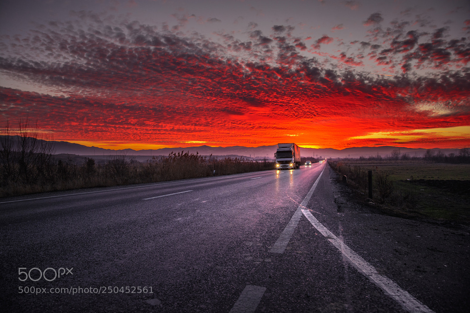 Nikon D7100 sample photo. Red sky photography