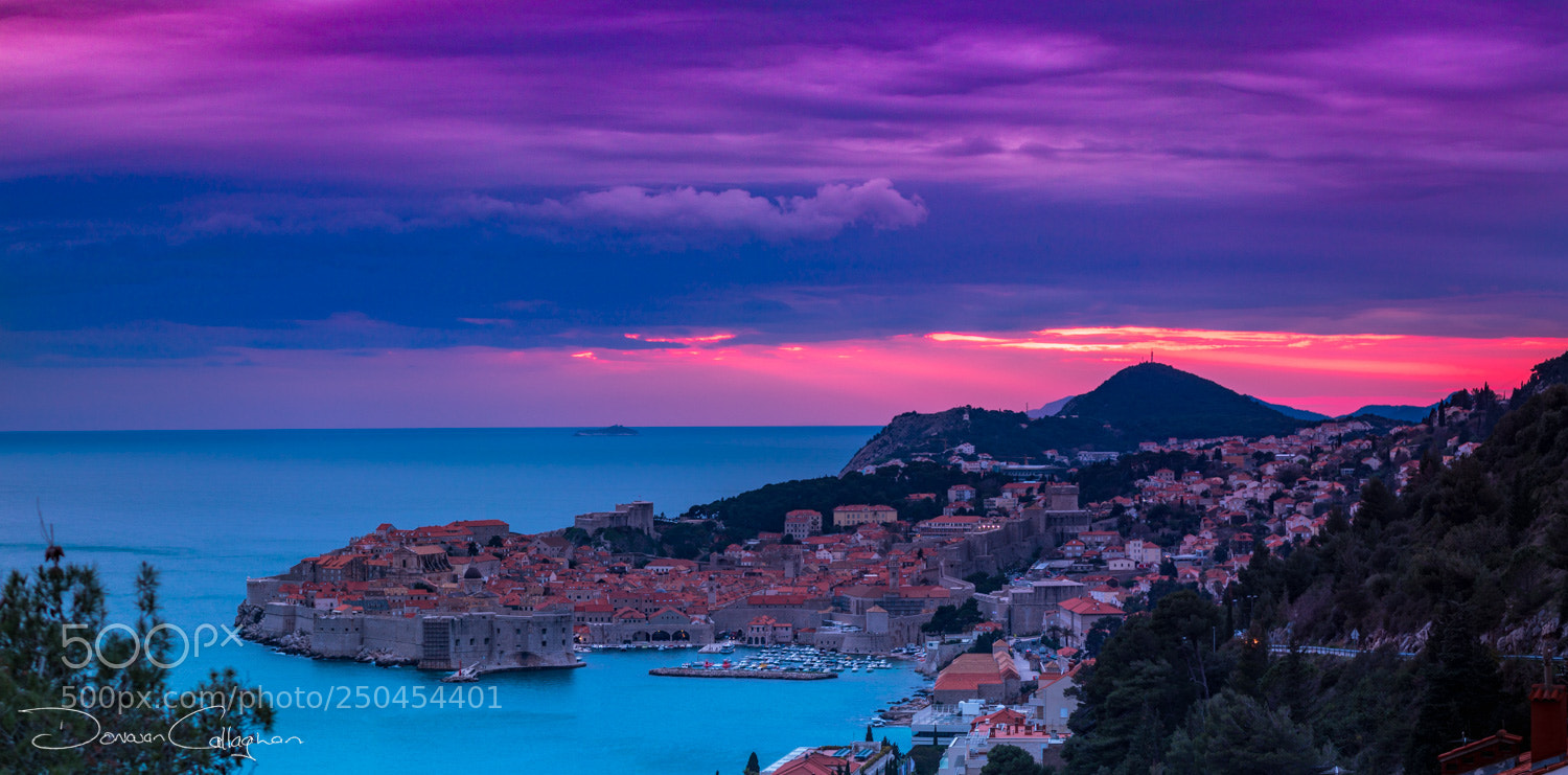 Canon EOS 5D Mark IV sample photo. Dubrovnik sunset photography