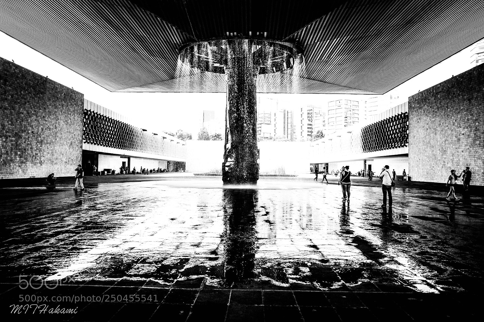Fujifilm X-T1 sample photo. Waterfall and museum photography