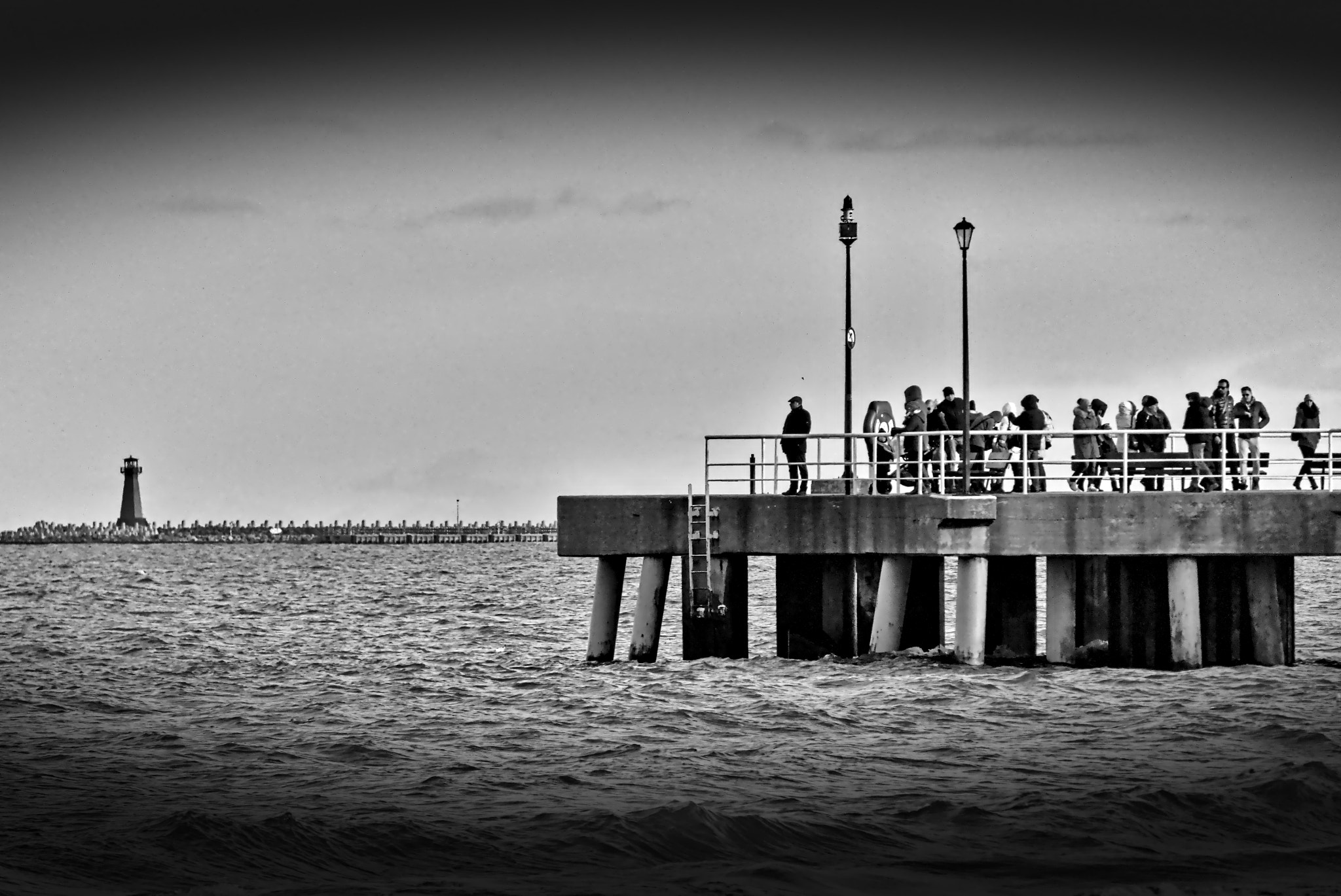 Sony E 55-210mm F4.5-6.3 OSS sample photo. Pier photography