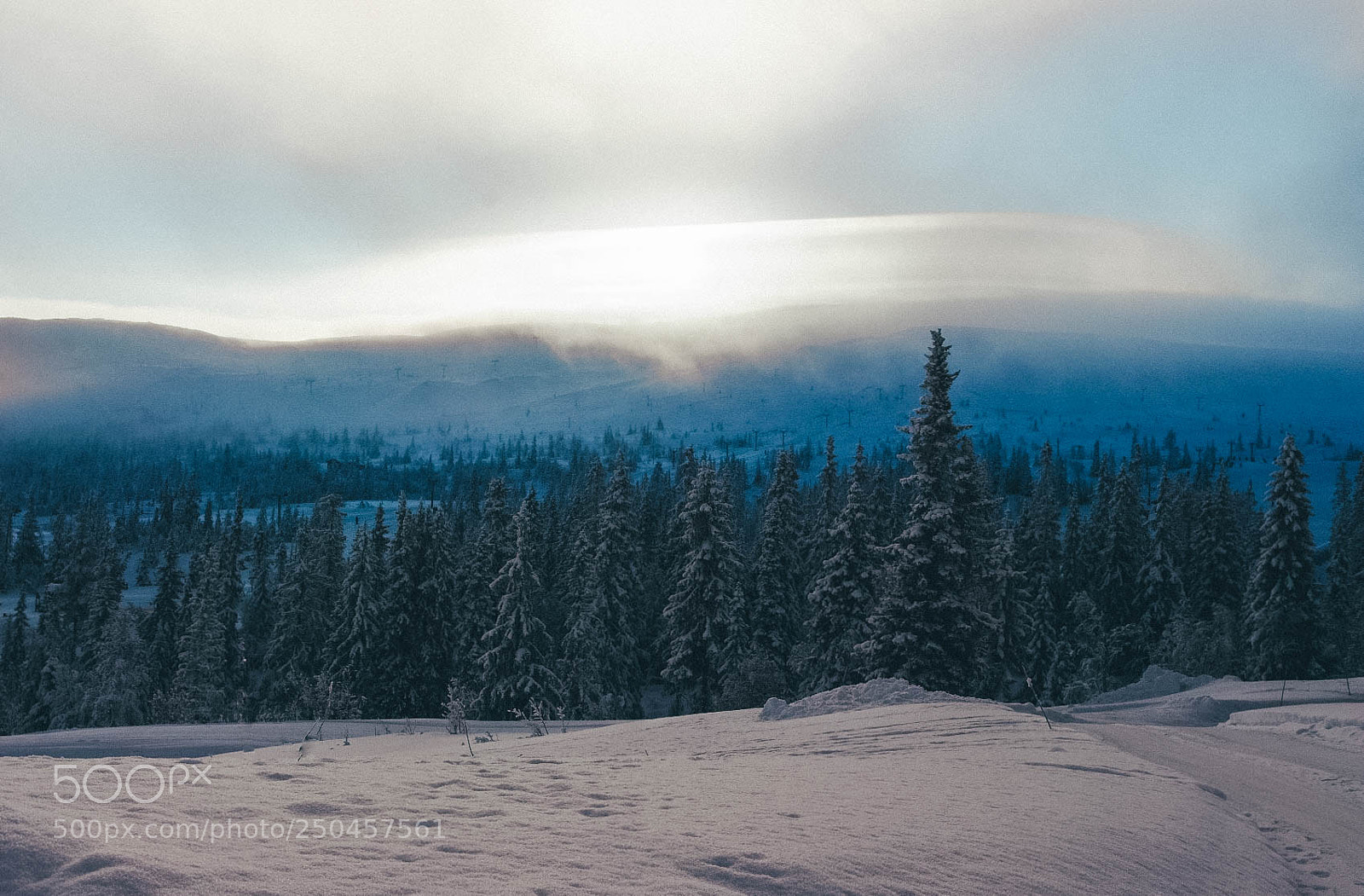 Pentax K20D sample photo. Icy winds over trysil photography