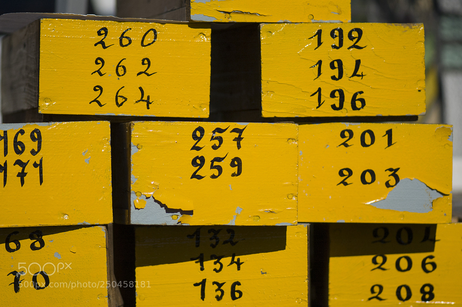 Nikon D70 sample photo. Yellow boxes photography