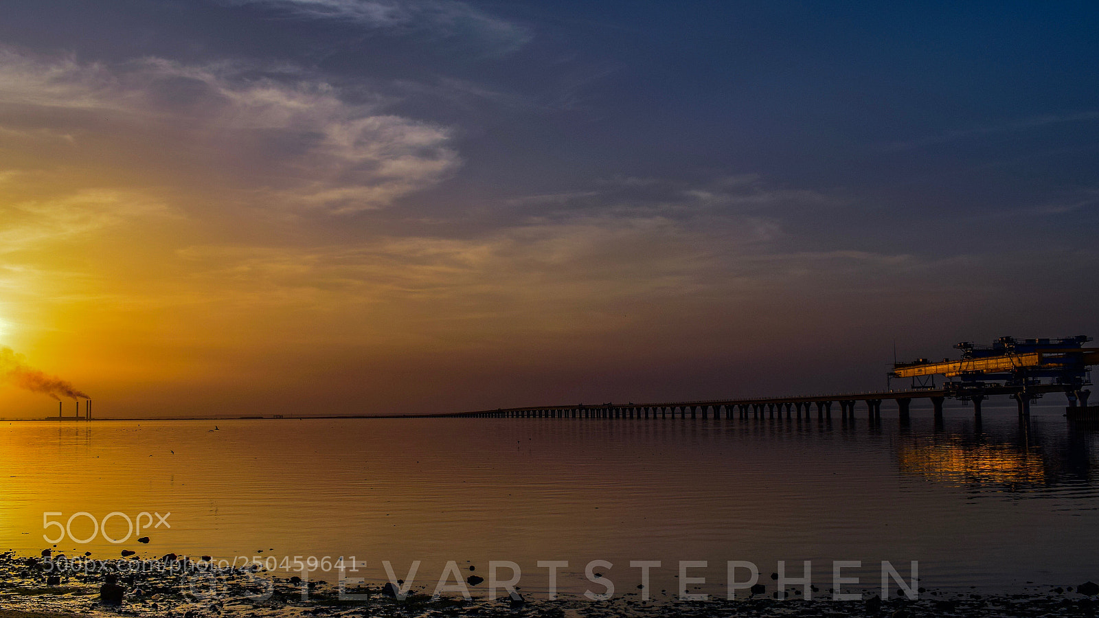 Nikon D5300 sample photo. Sunset near the bridge photography
