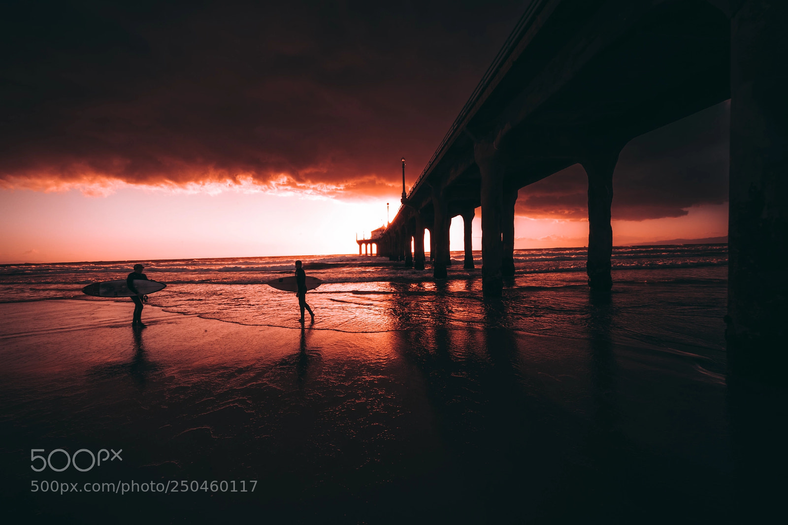 Sony a7R III sample photo. Beach surfers photography