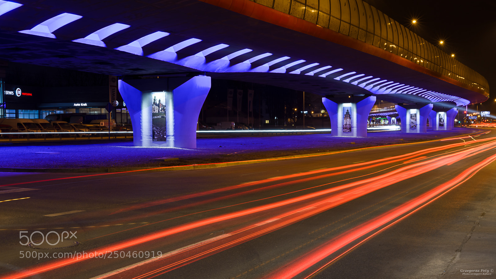 Nikon D7100 sample photo. Krakow by night photography