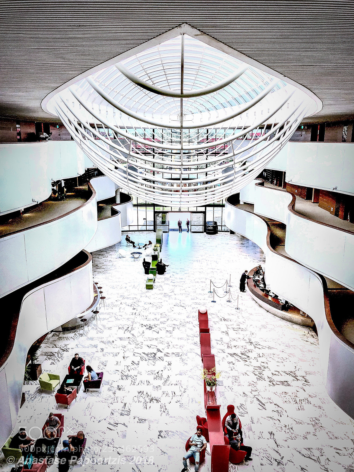 Apple iPhone X sample photo. White architecture  photography