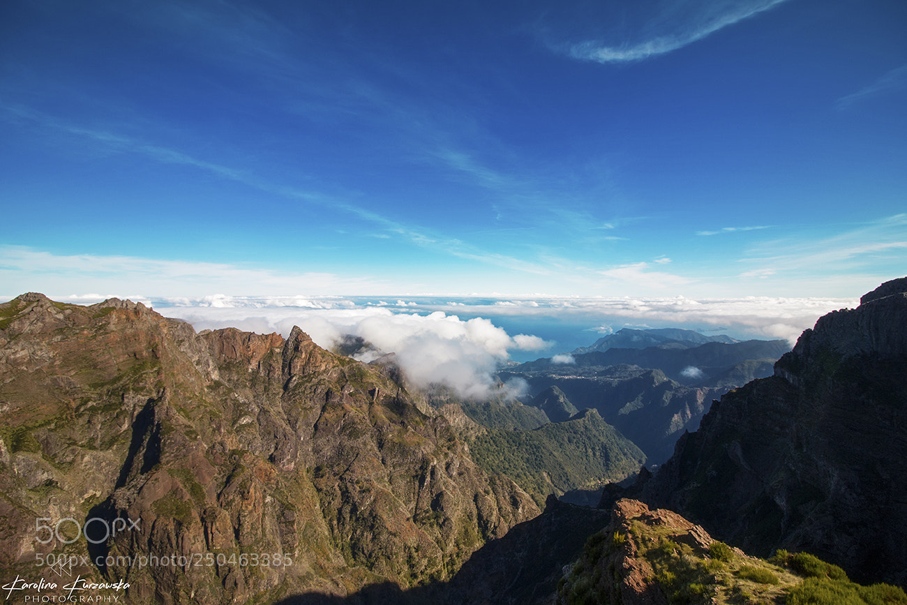 Canon EOS 70D sample photo. Above the clouds photography