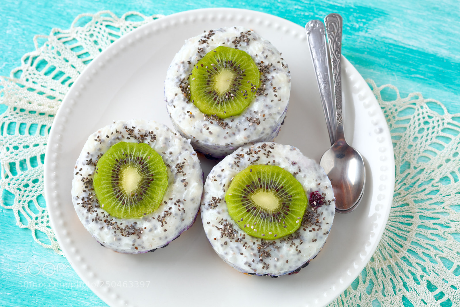 Canon EOS 5D Mark II sample photo. Chia seed kiwi milk photography
