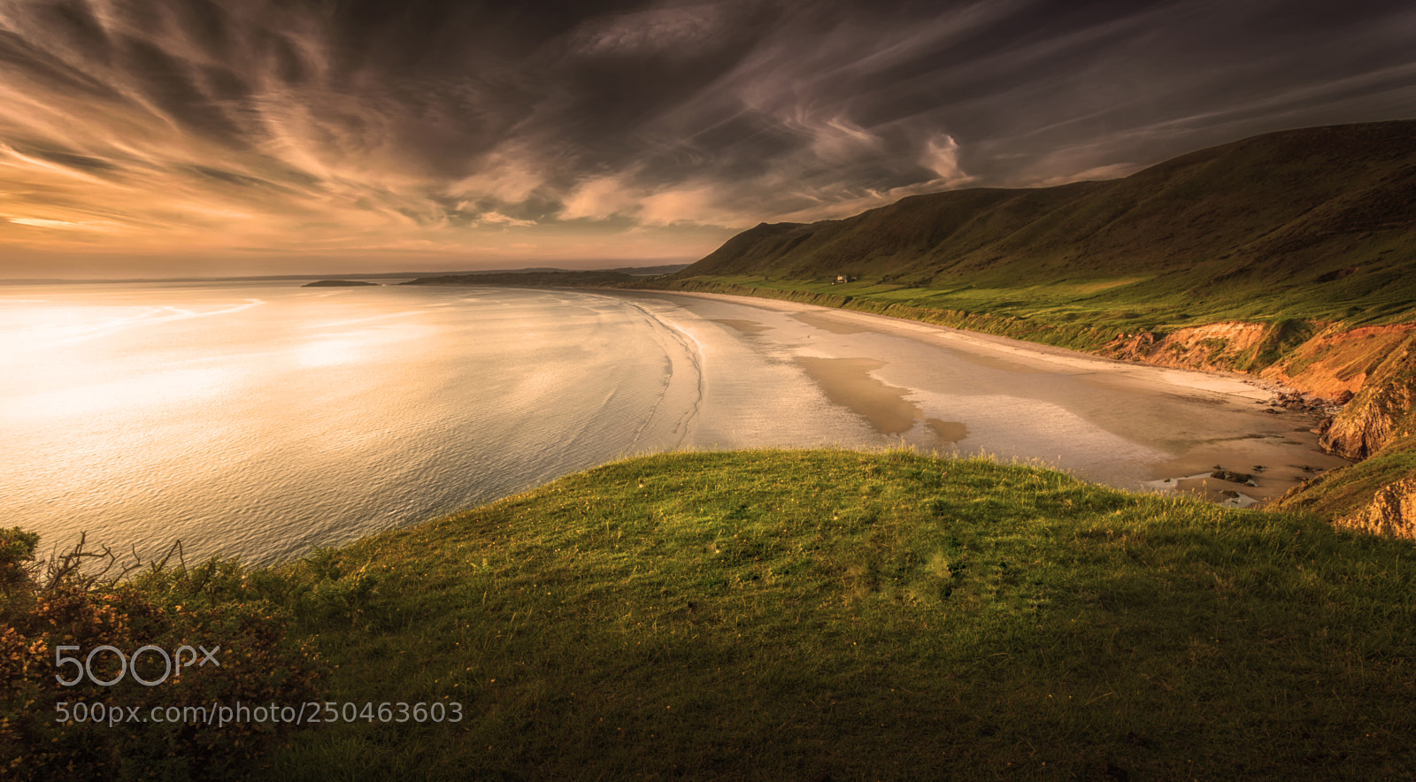 Canon EOS 5D Mark II sample photo. Rhossili bay photography