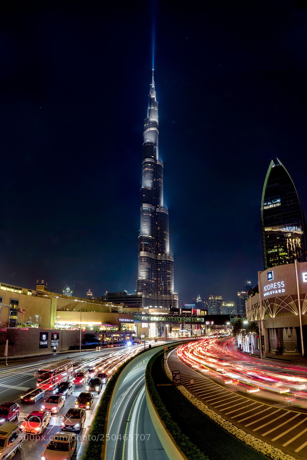 Nikon D810 sample photo. Ways to burj khalifa photography