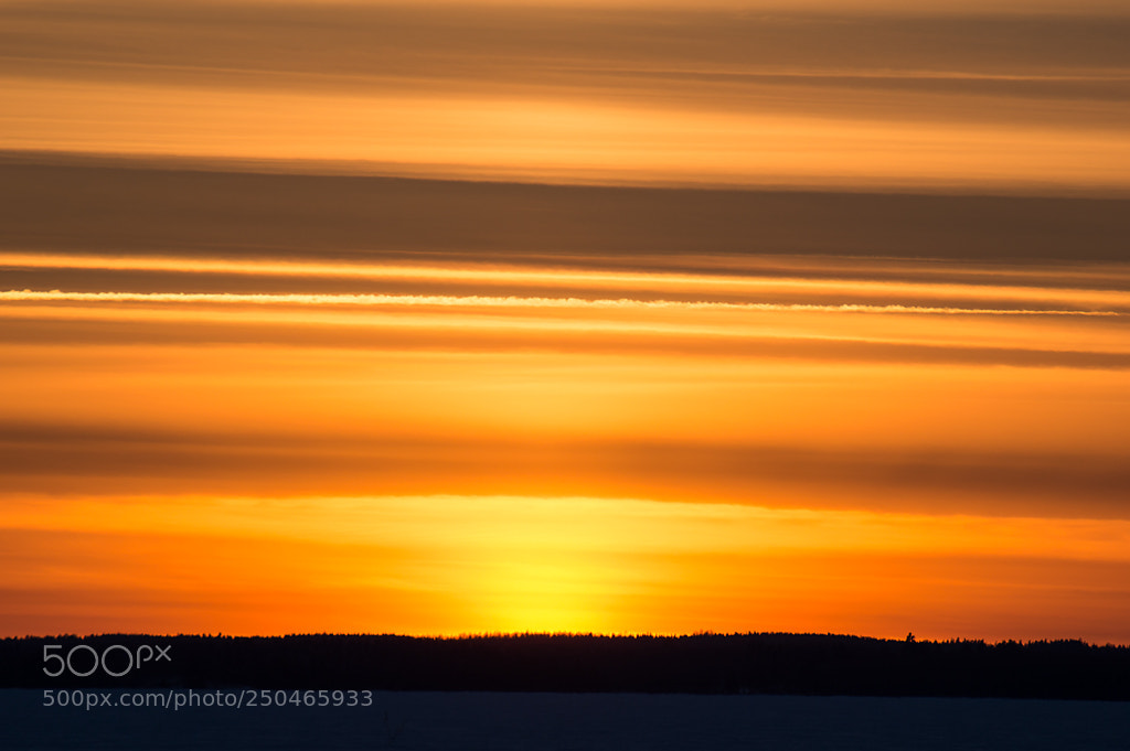 Nikon D3200 sample photo. Evening - finland photography