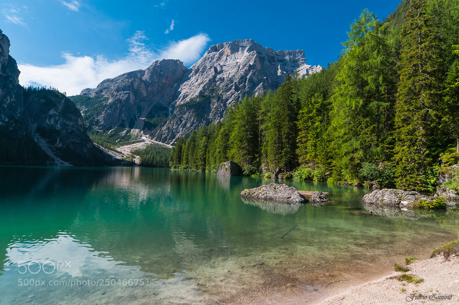 Nikon D300 sample photo. Braies lake photography