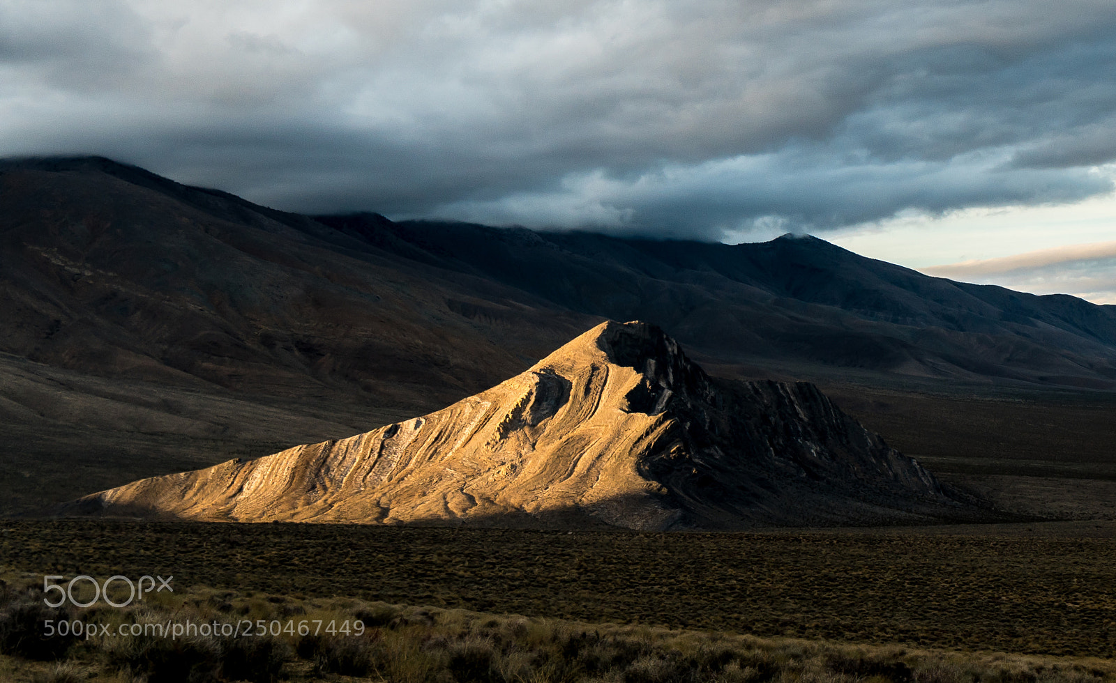 Sony a6300 sample photo. Sunset on striped peak photography