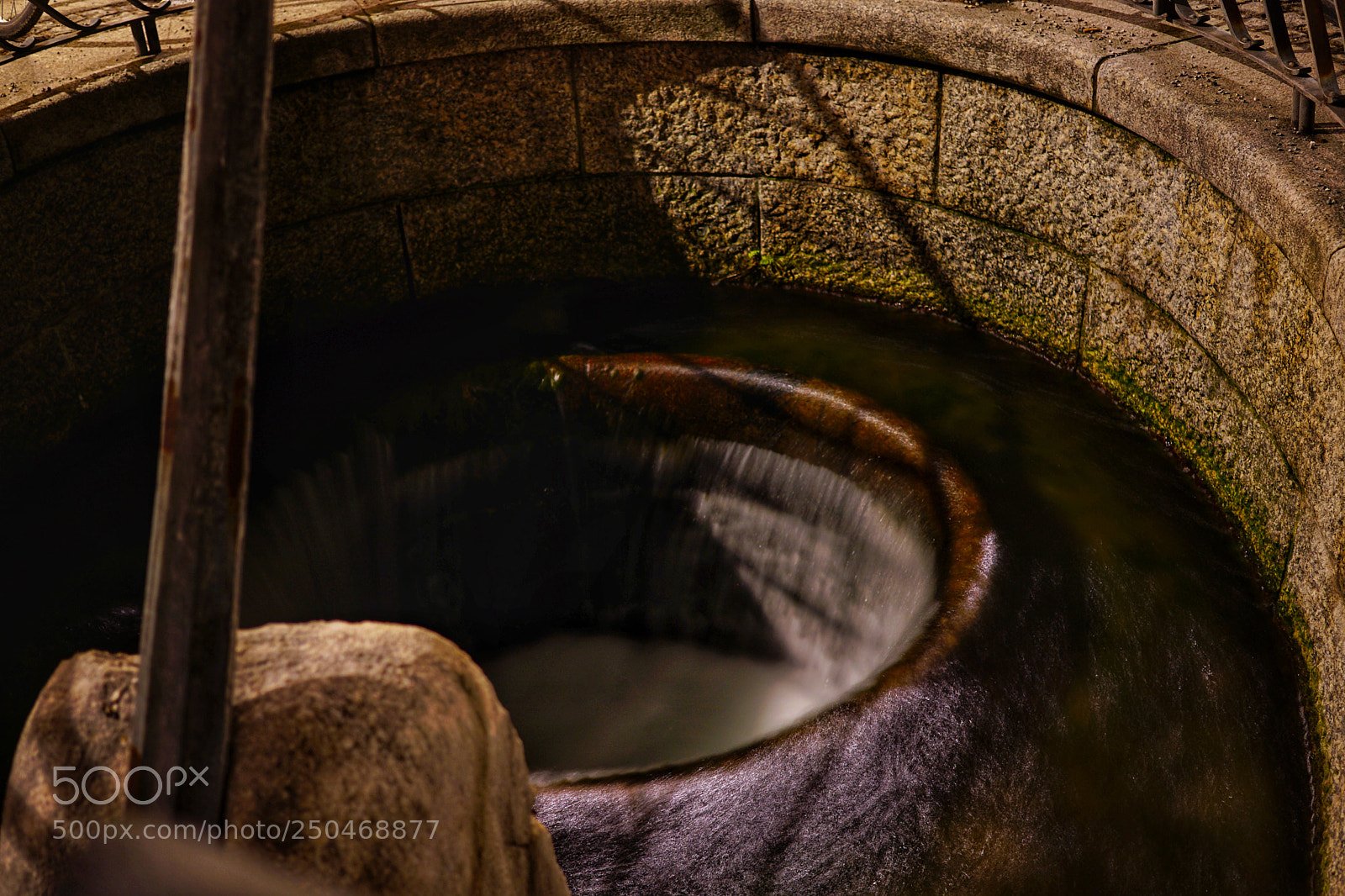 Sony a6000 sample photo. Fountain on green market photography