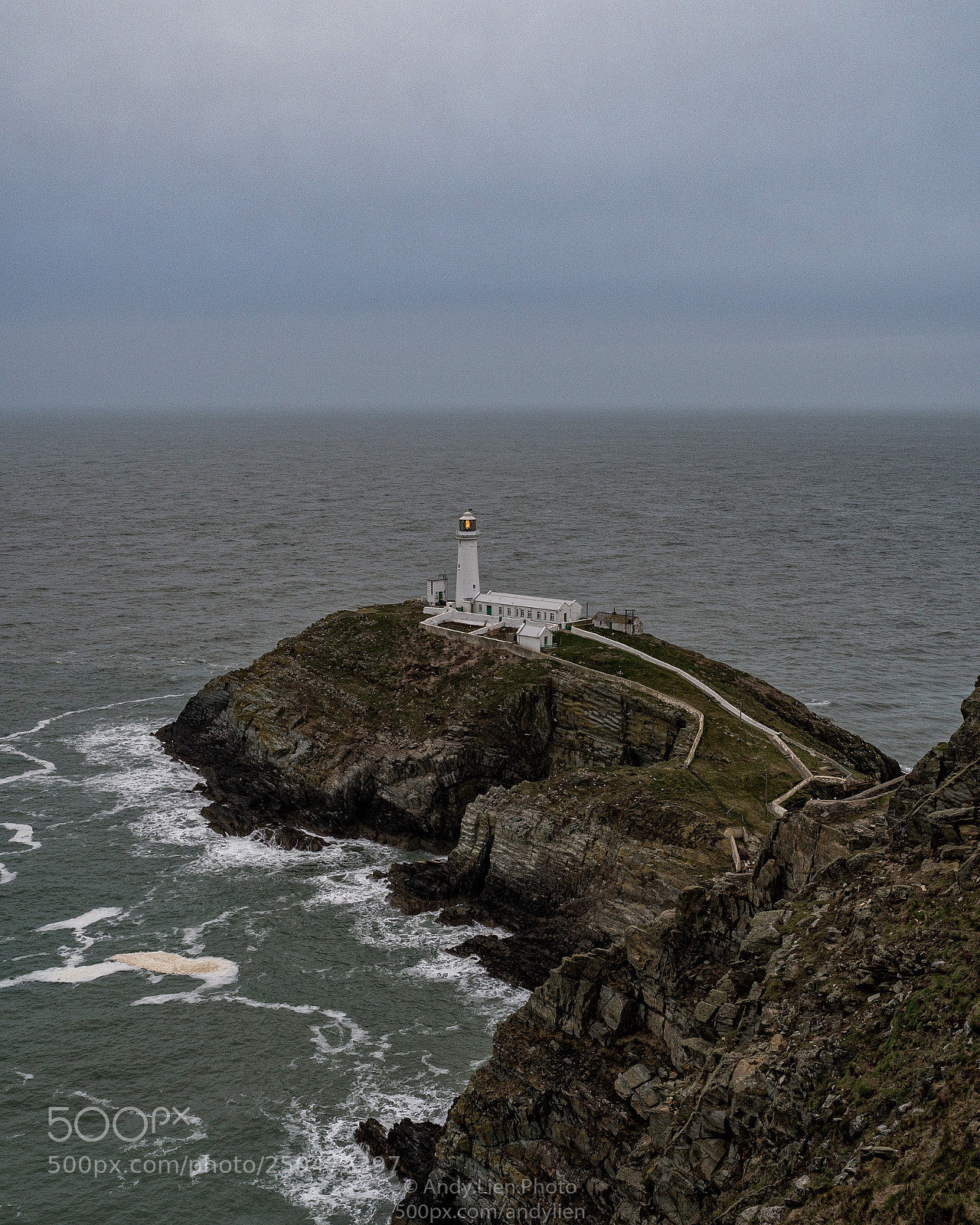 Sony a6500 sample photo. Holyhead lighthouse, north wales photography
