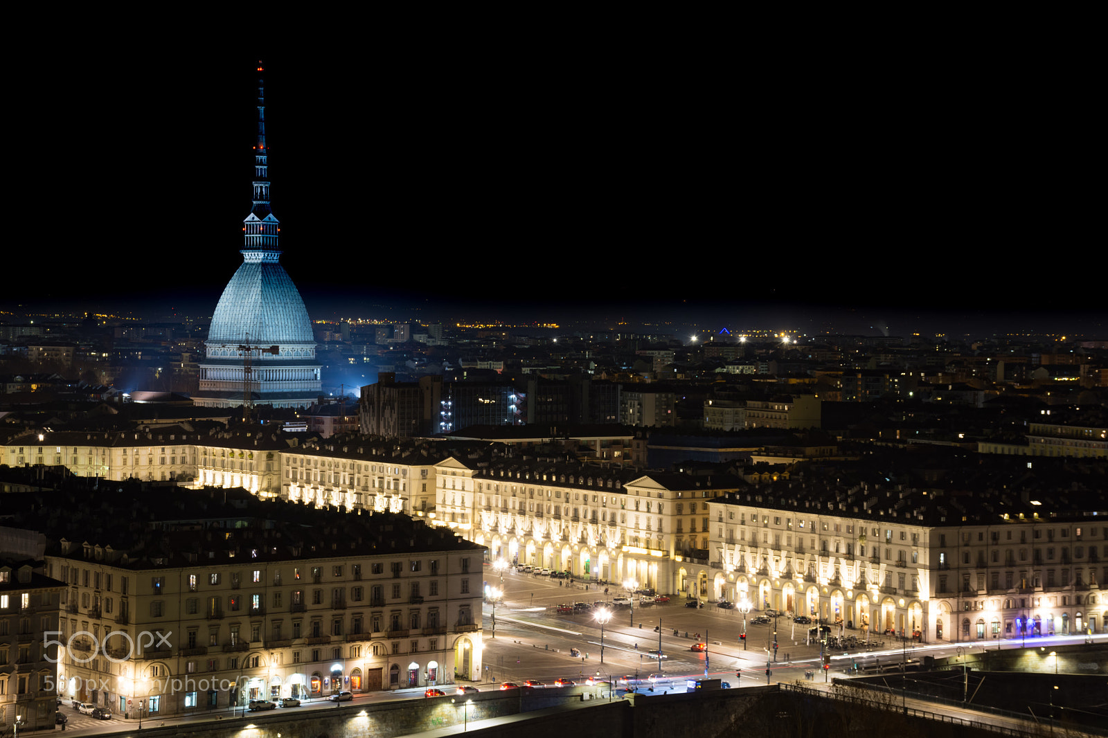Nikon D5200 sample photo. Turin by night photography