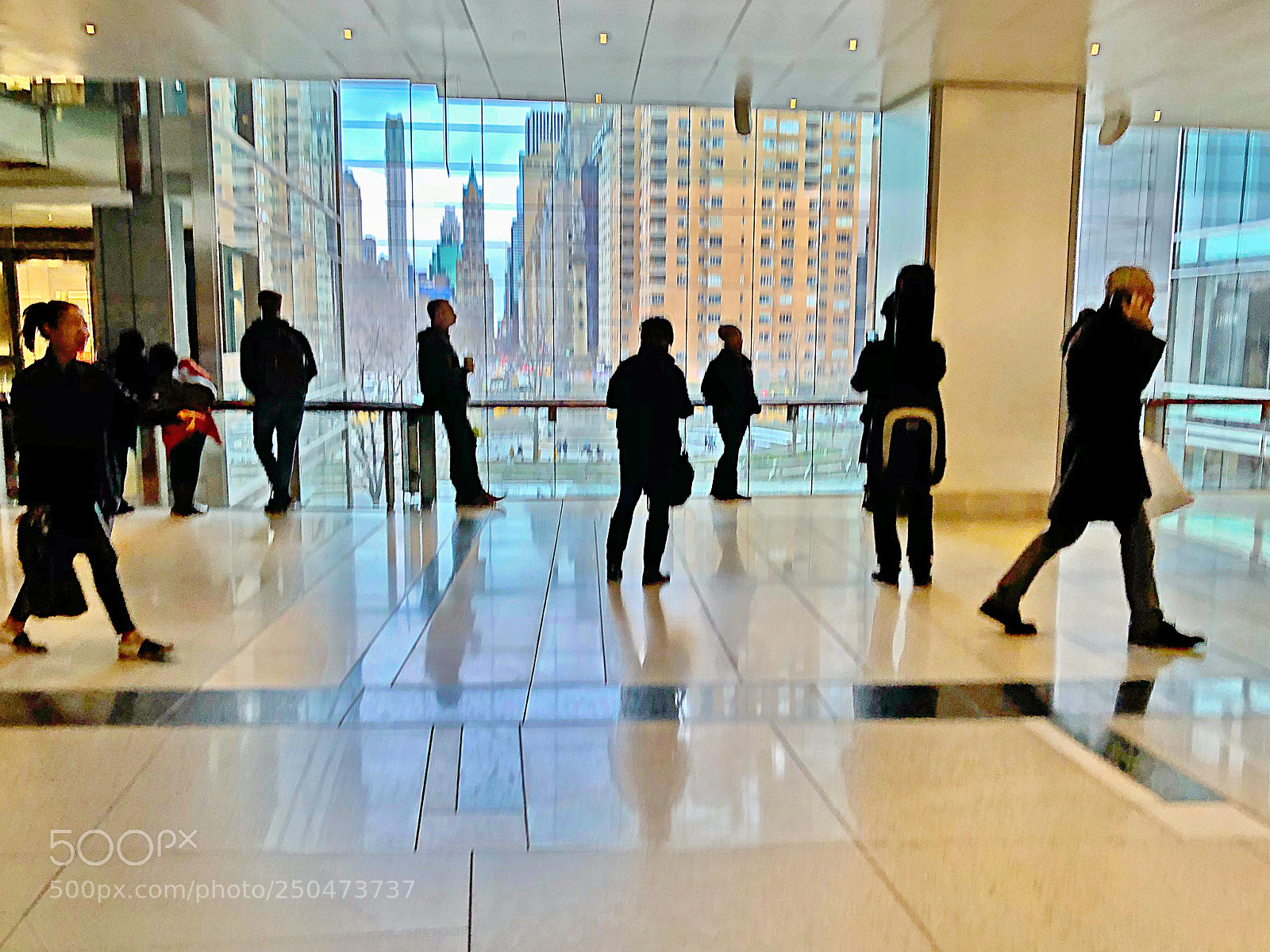 Apple iPhone X sample photo. Time warner center photography