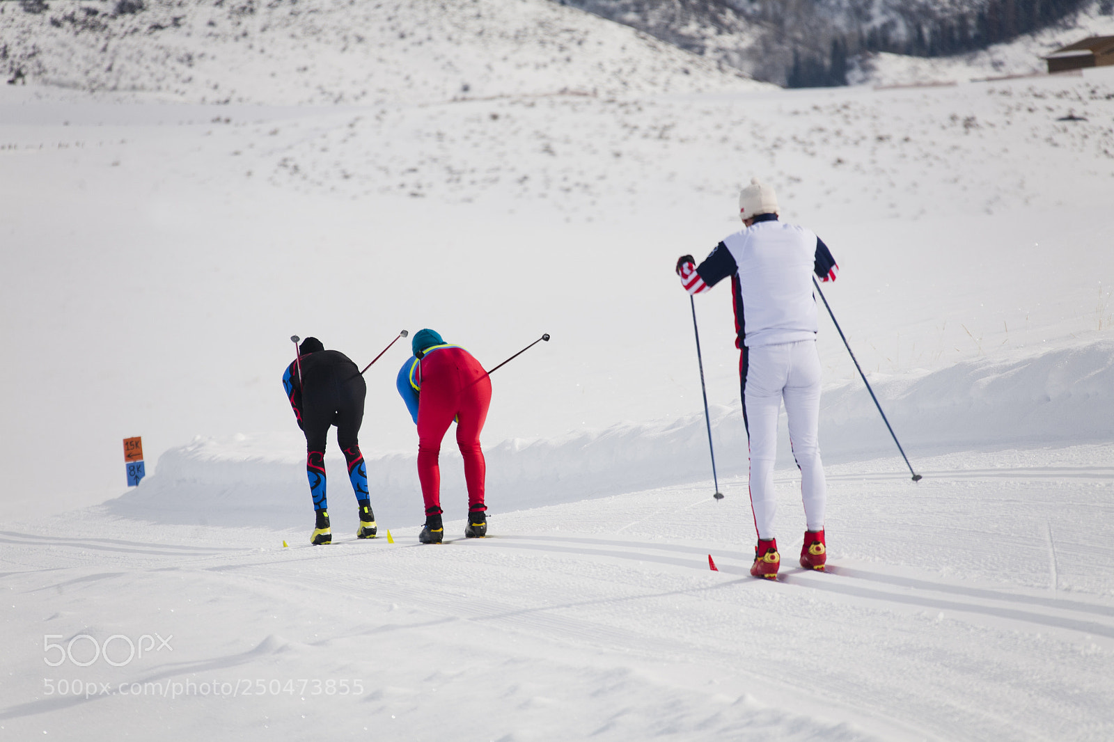 Canon EOS 5D sample photo. Nordic ski race photography