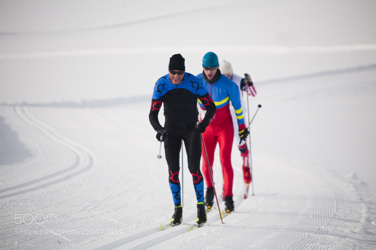 Canon EOS 5D sample photo. Nordic ski race photography