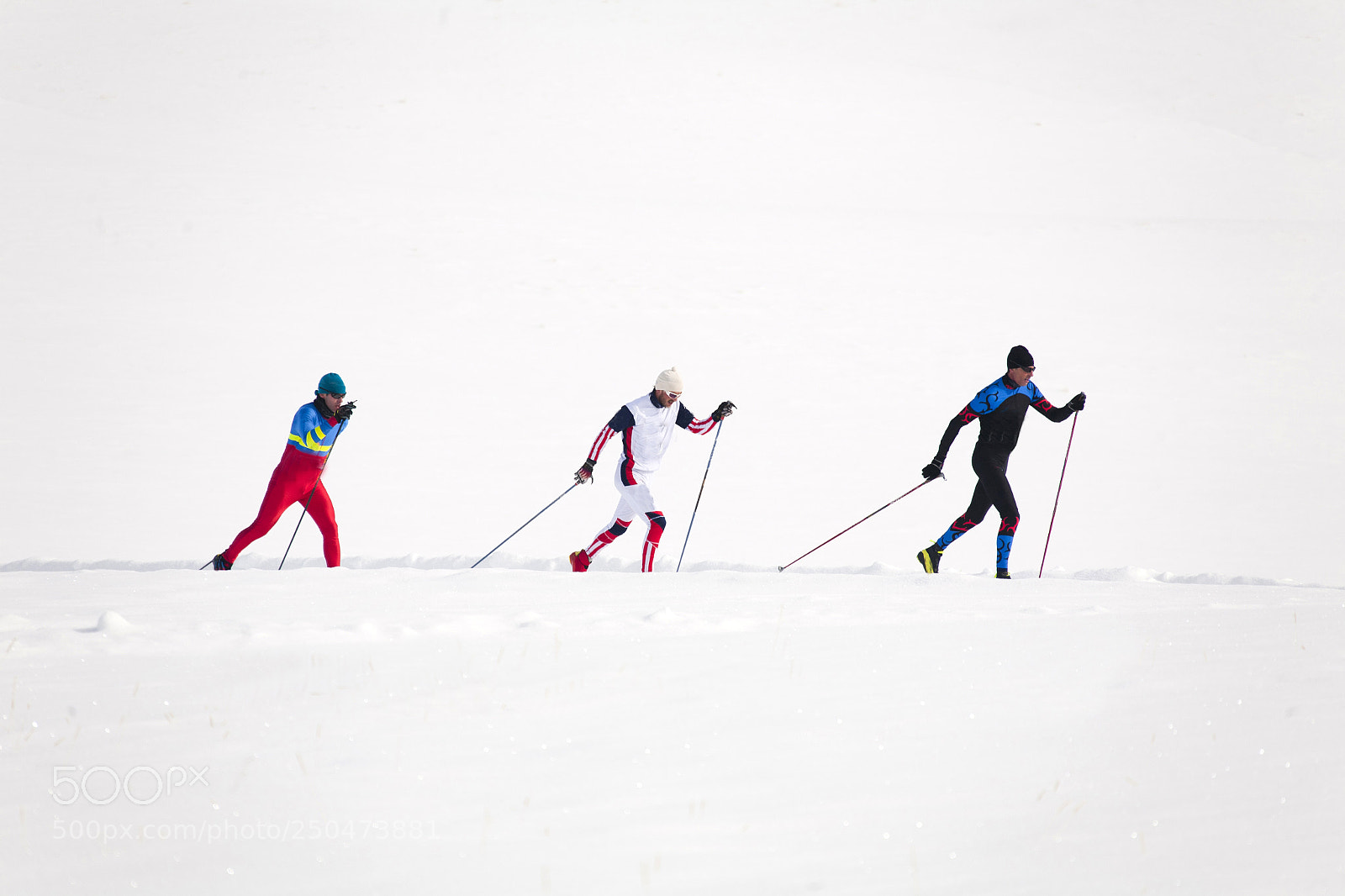 Canon EOS 5D sample photo. Nordic ski race photography