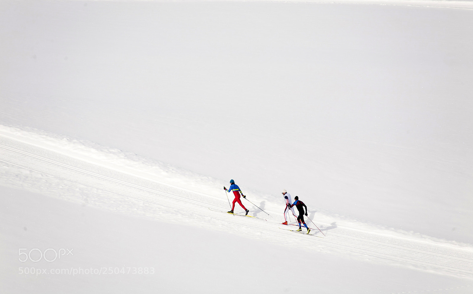 Canon EOS 5D sample photo. Nordic ski race photography