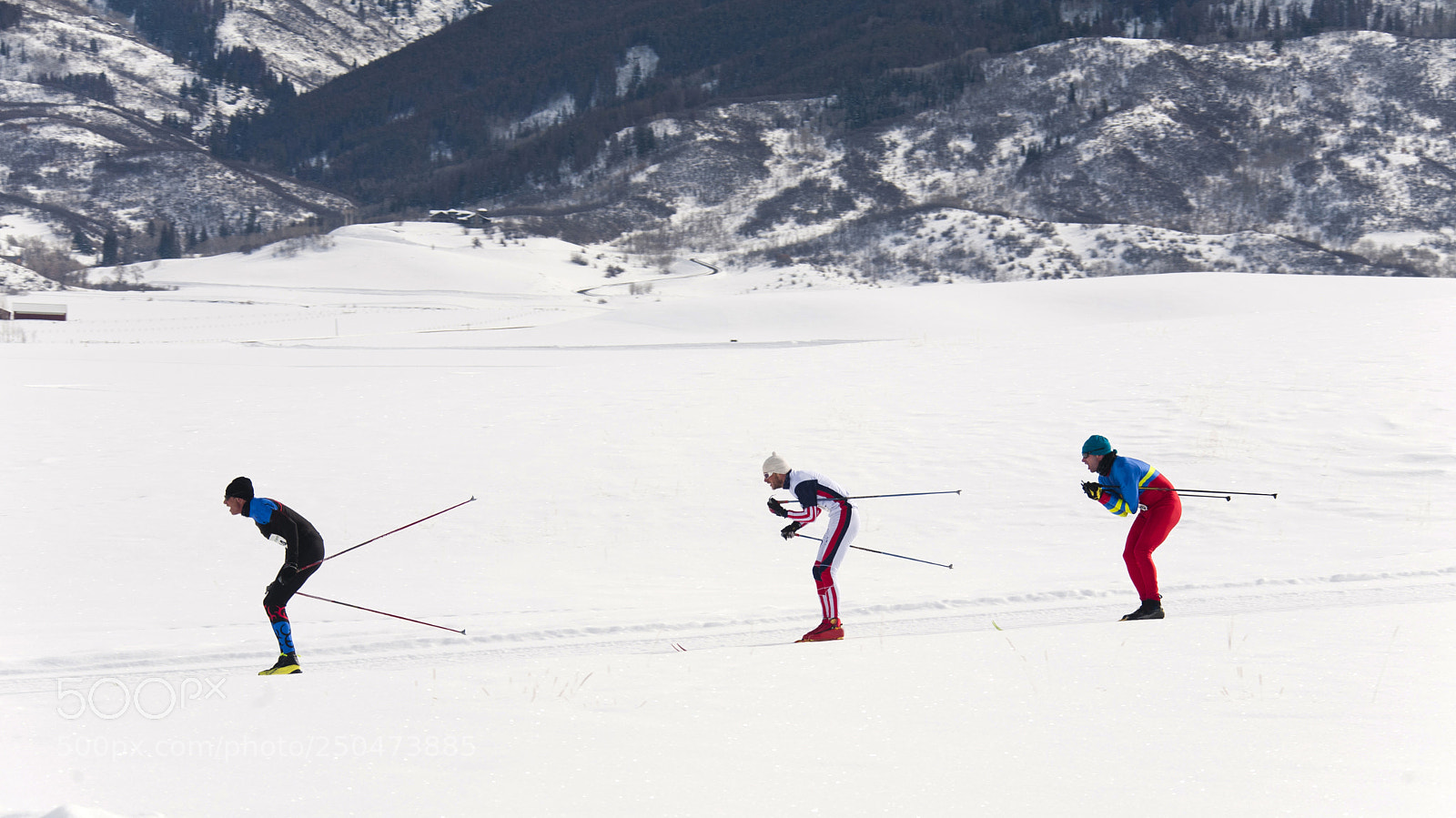 Canon EOS 5D sample photo. Nordic ski race photography