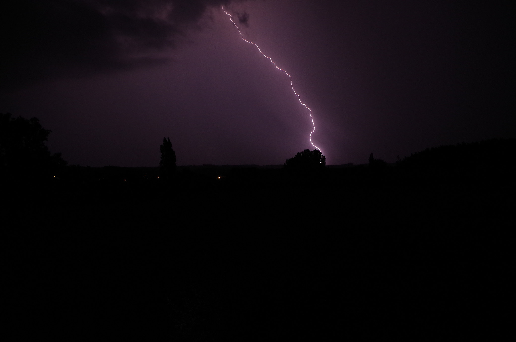 Pentax smc DA 18-55mm F3.5-5.6 AL WR sample photo. Orage dur la vallée de la garonne photography