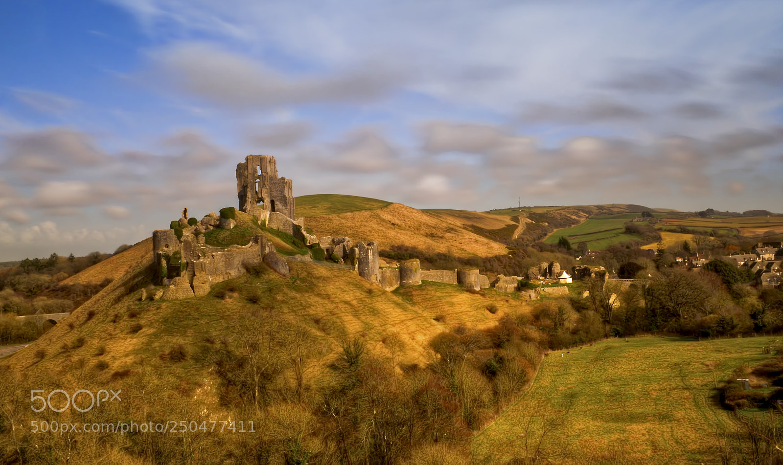 Samsung NX1 sample photo. Ruins of the corfe photography