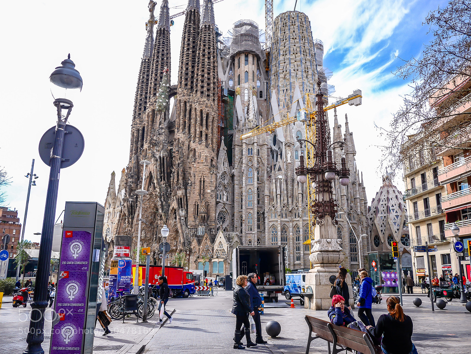 Panasonic Lumix DMC-GX7 sample photo. Around sagrada familia photography