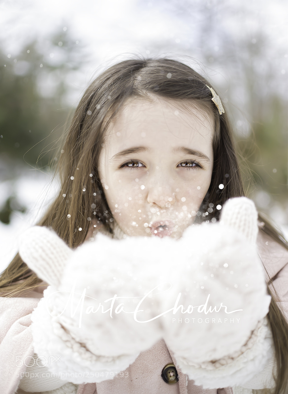 Nikon D610 sample photo. Maddie winter session edit photography