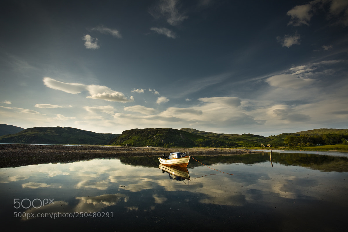 Canon EOS 5D sample photo. Scotland - mirror lake photography