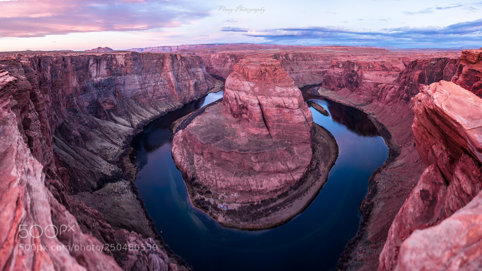 Nikon D5200 sample photo. Dawn - horseshoe bend photography