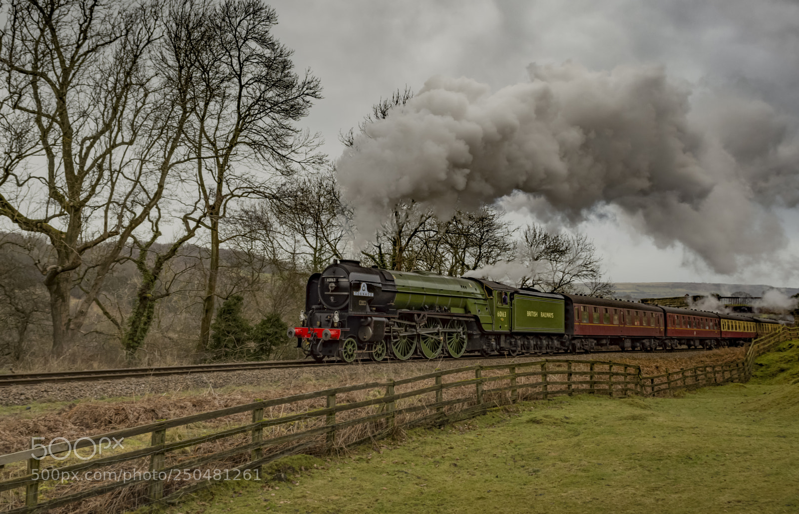 Nikon D7200 sample photo. 60163 tornado passing green end photography