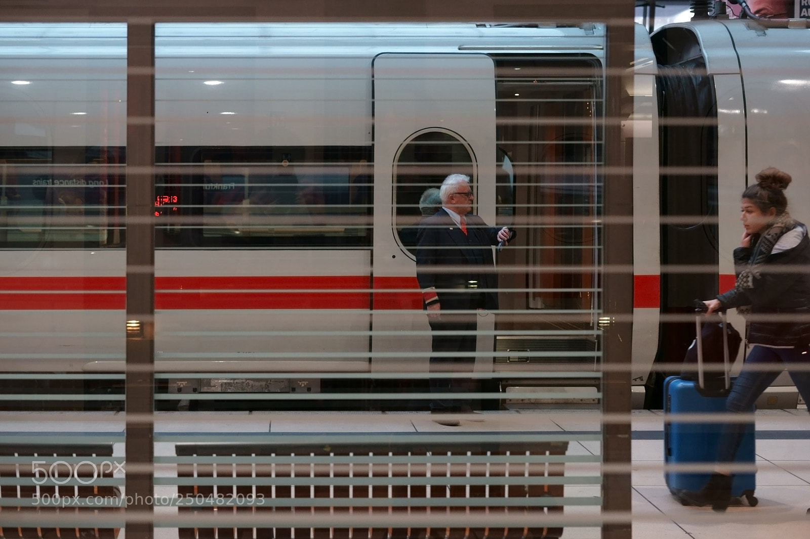 Sony a7 II sample photo. Train station frankfurt main photography