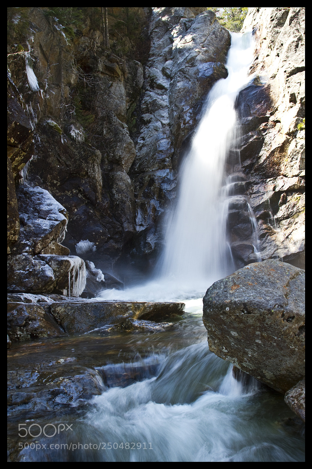 Canon EOS 7D sample photo. Waterfall nh photography