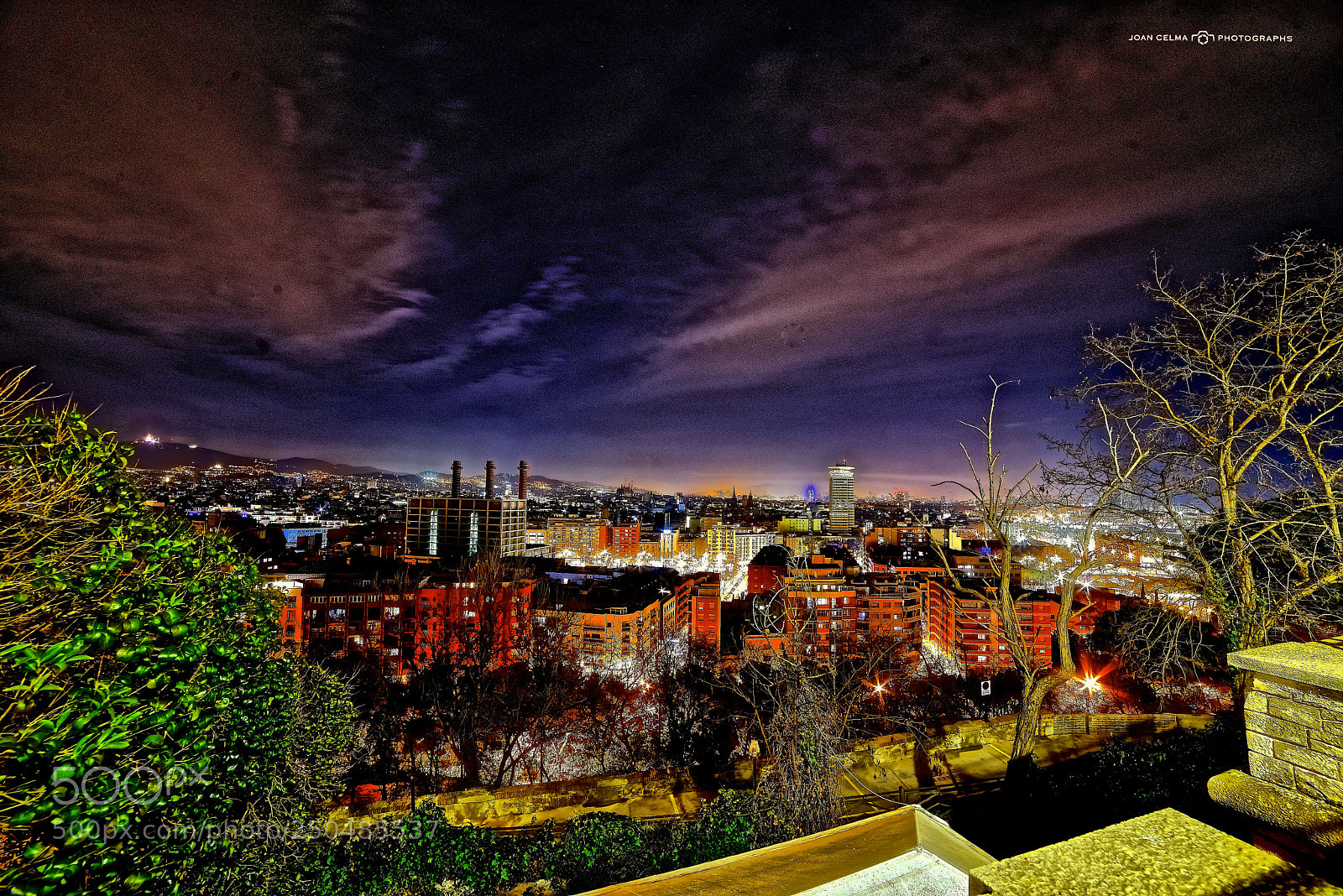 Nikon D810 sample photo. Barcelona night photography