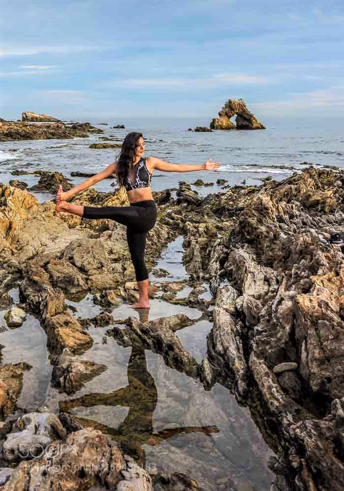 Nikon D810 sample photo. Yoga reflection! photography