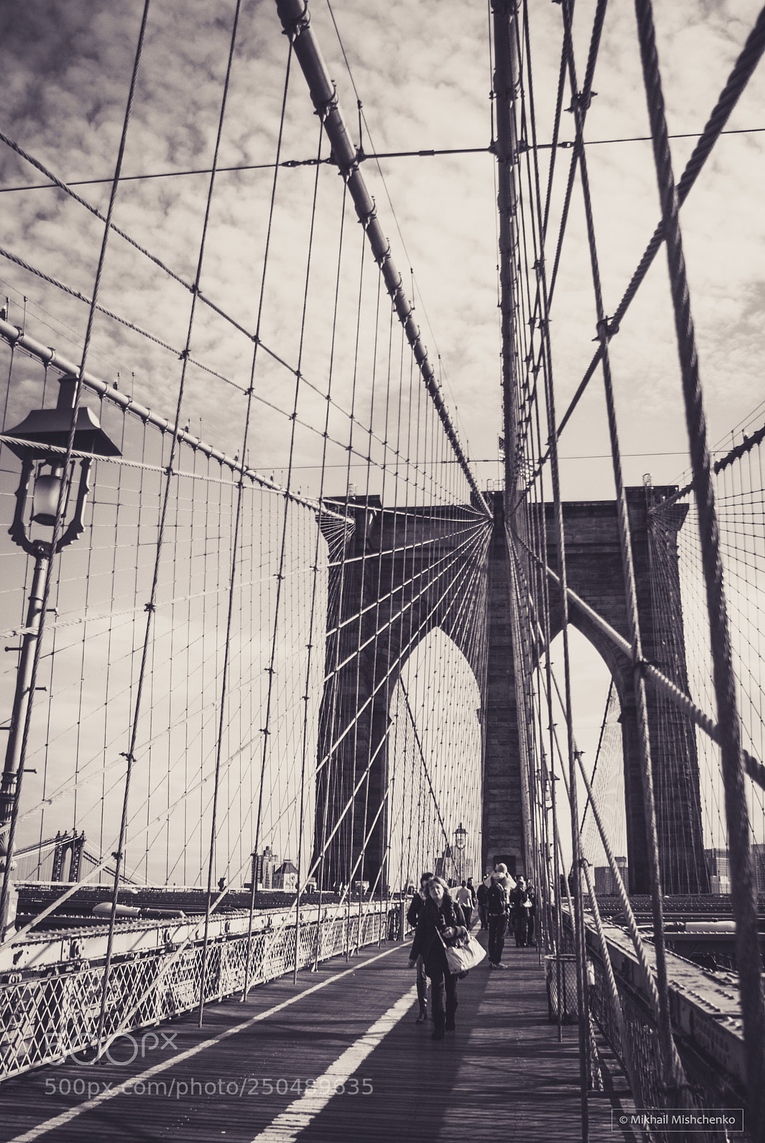 Sony Alpha DSLR-A200 sample photo. Brooklyn bridge photography