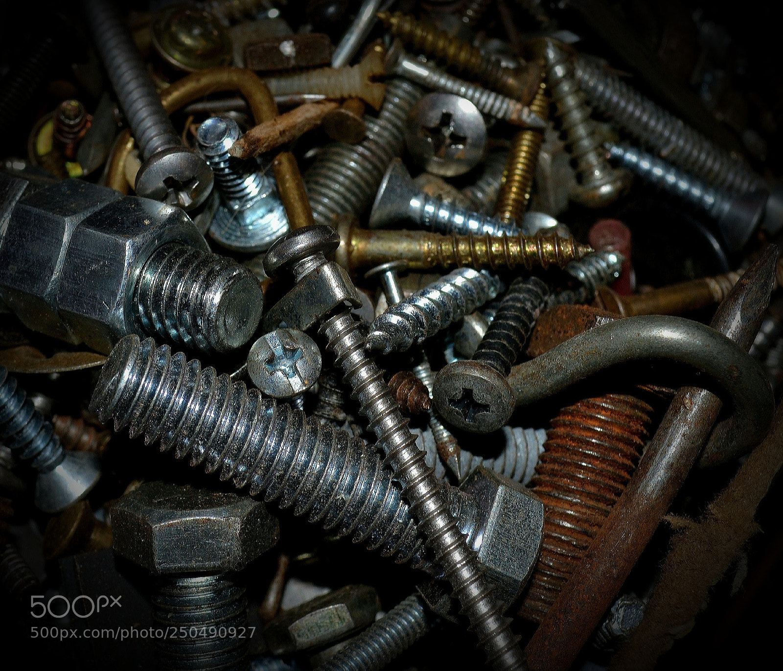 Nikon D3100 sample photo. Bolts, nuts, screws and photography