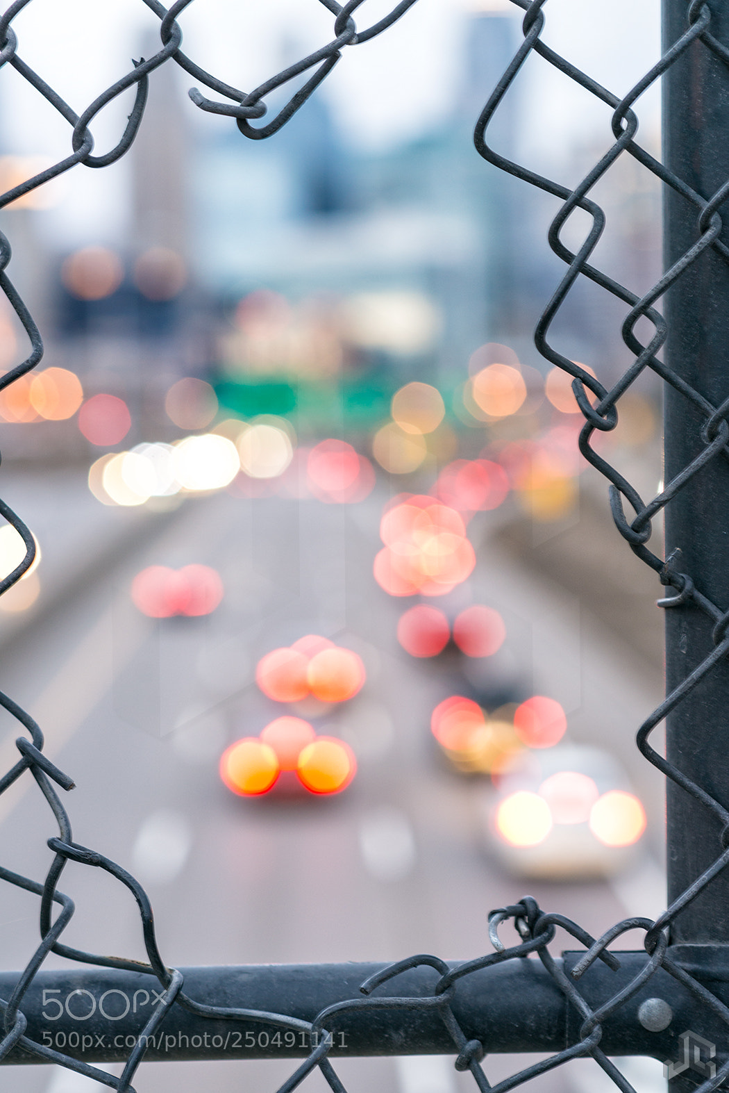 Nikon D610 sample photo. Traffic bokeh in city photography