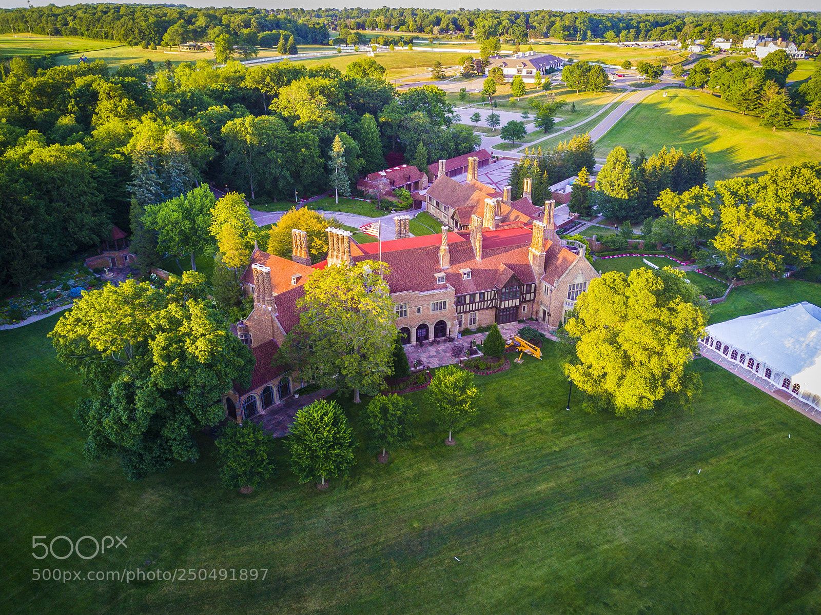DJI FC220 sample photo. Dream castle photography