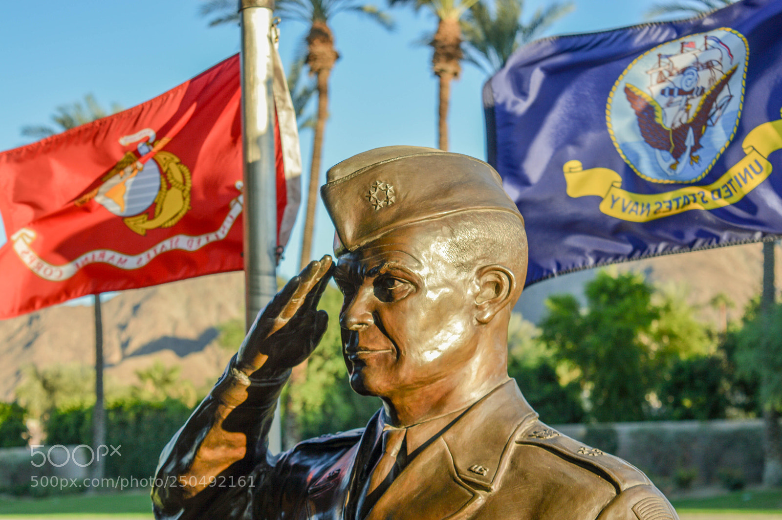 Nikon D3200 sample photo. Eisenhower statue photography