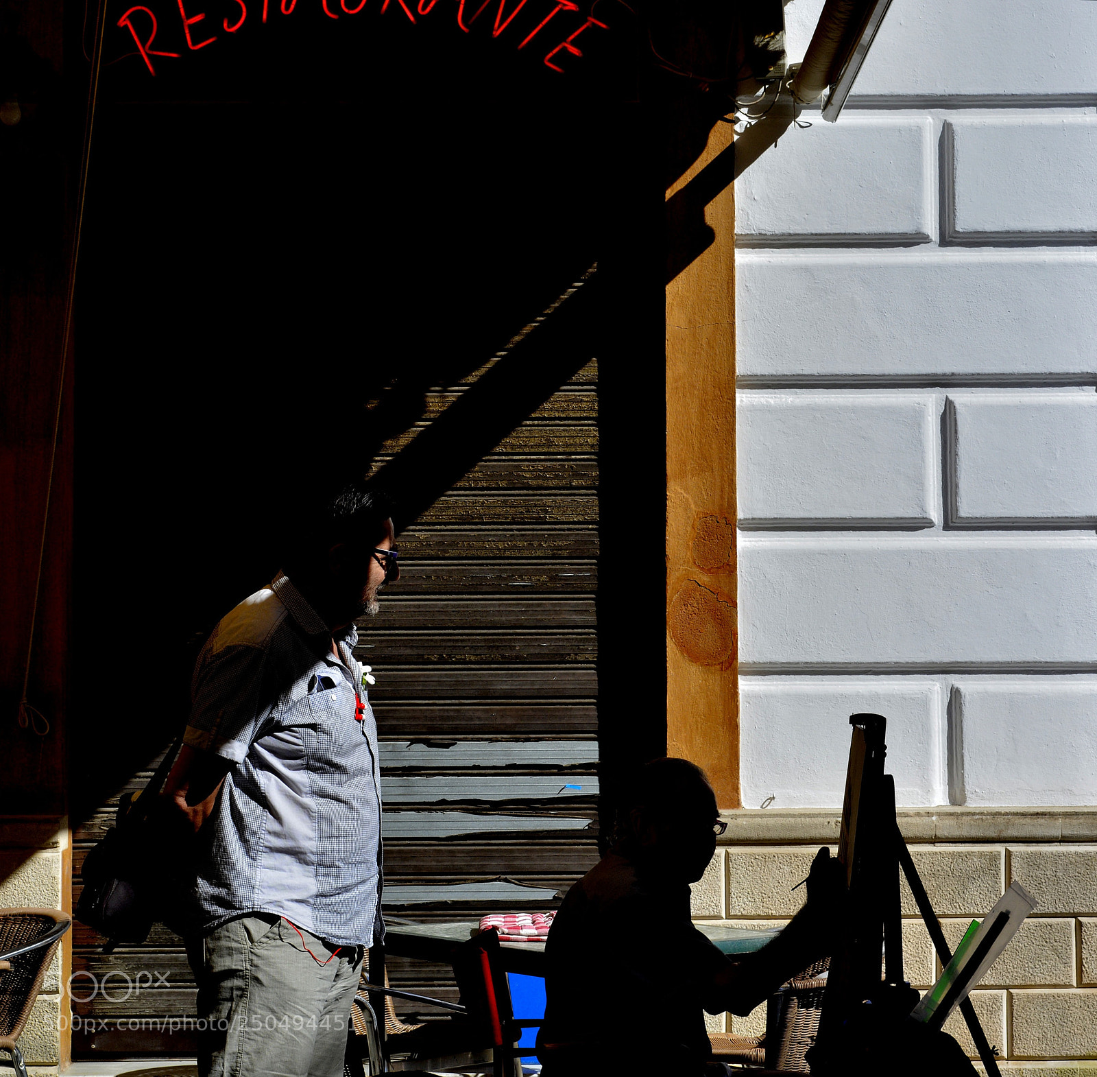 Nikon D5200 sample photo. The artist and the photography