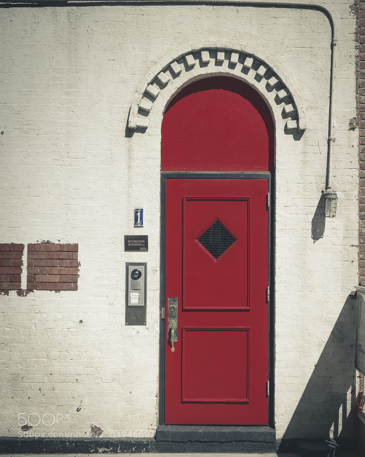 Nikon D3400 sample photo. Red doors in manhattan photography
