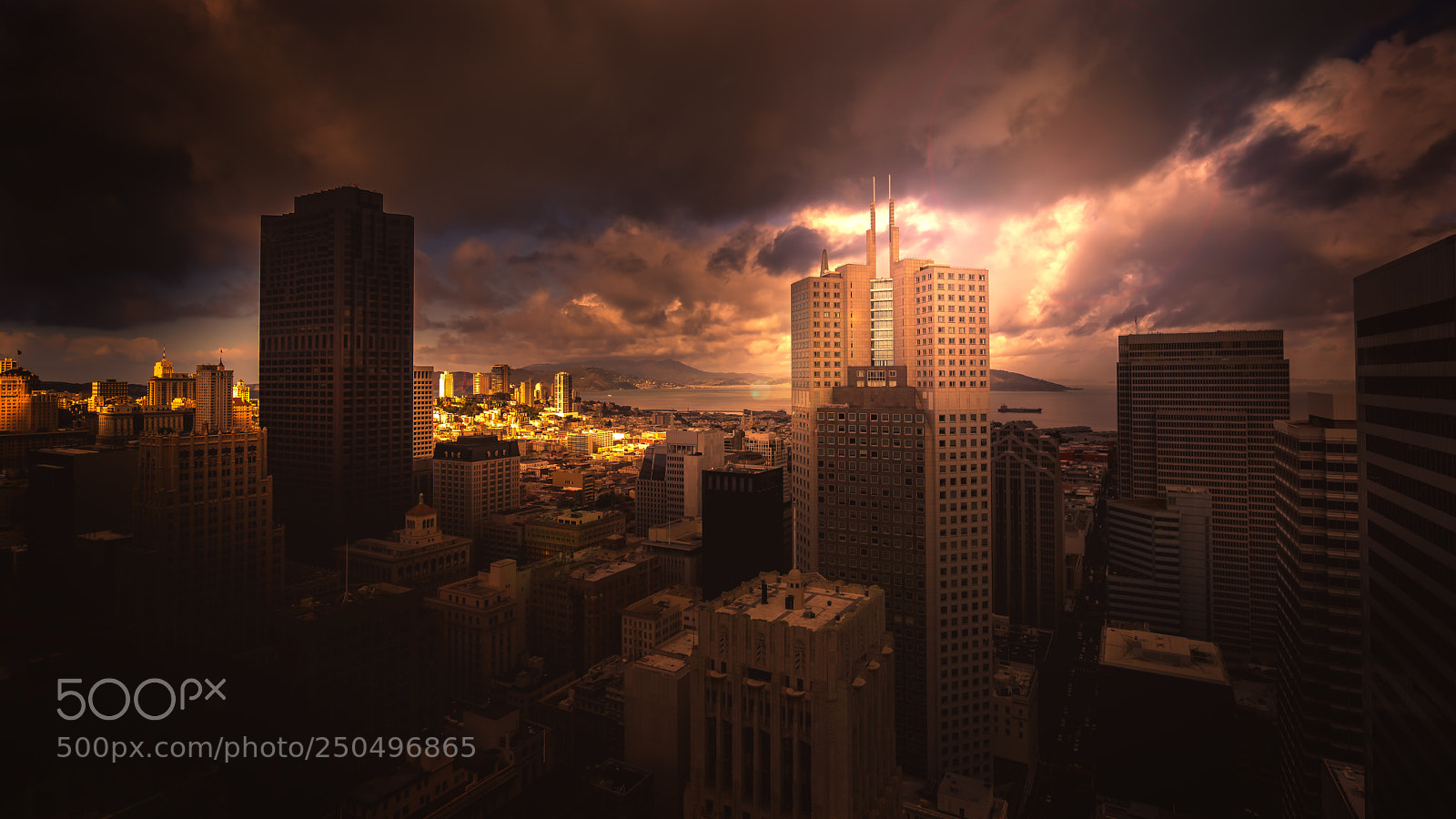 Sony a7R III sample photo. City on fire photography