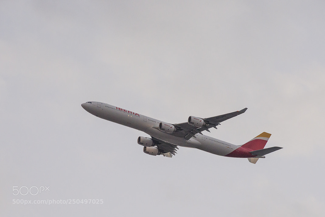 Nikon D600 sample photo. Airbus iberia photography