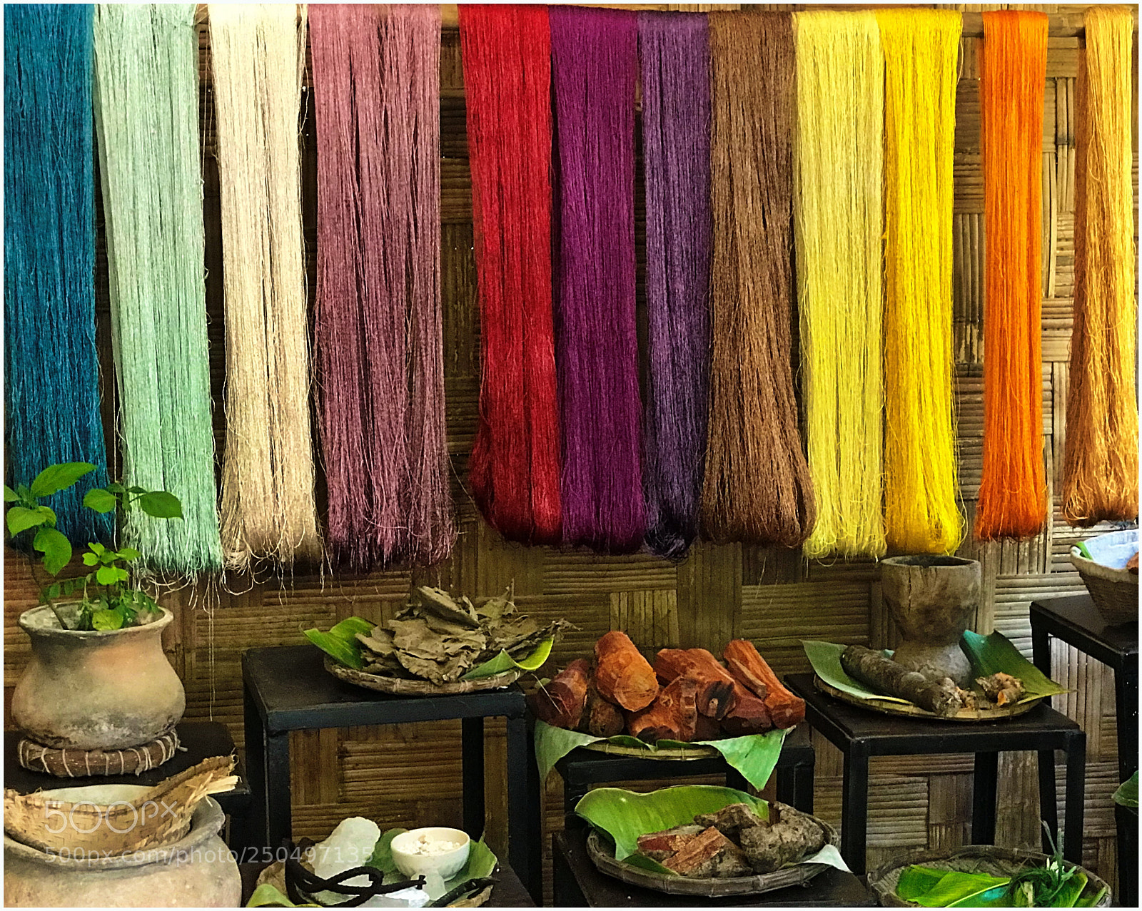 Apple iPhone 7 Plus sample photo. Raw silk dyes at photography
