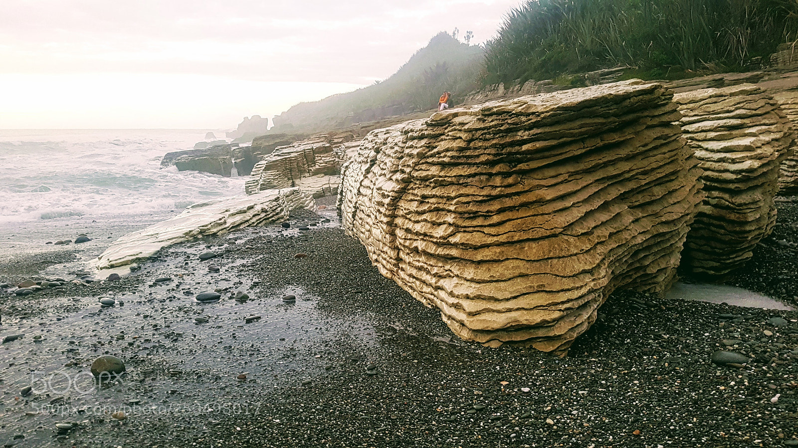 Samsung Galaxy S7 Edge sample photo. Pancake rocks photography